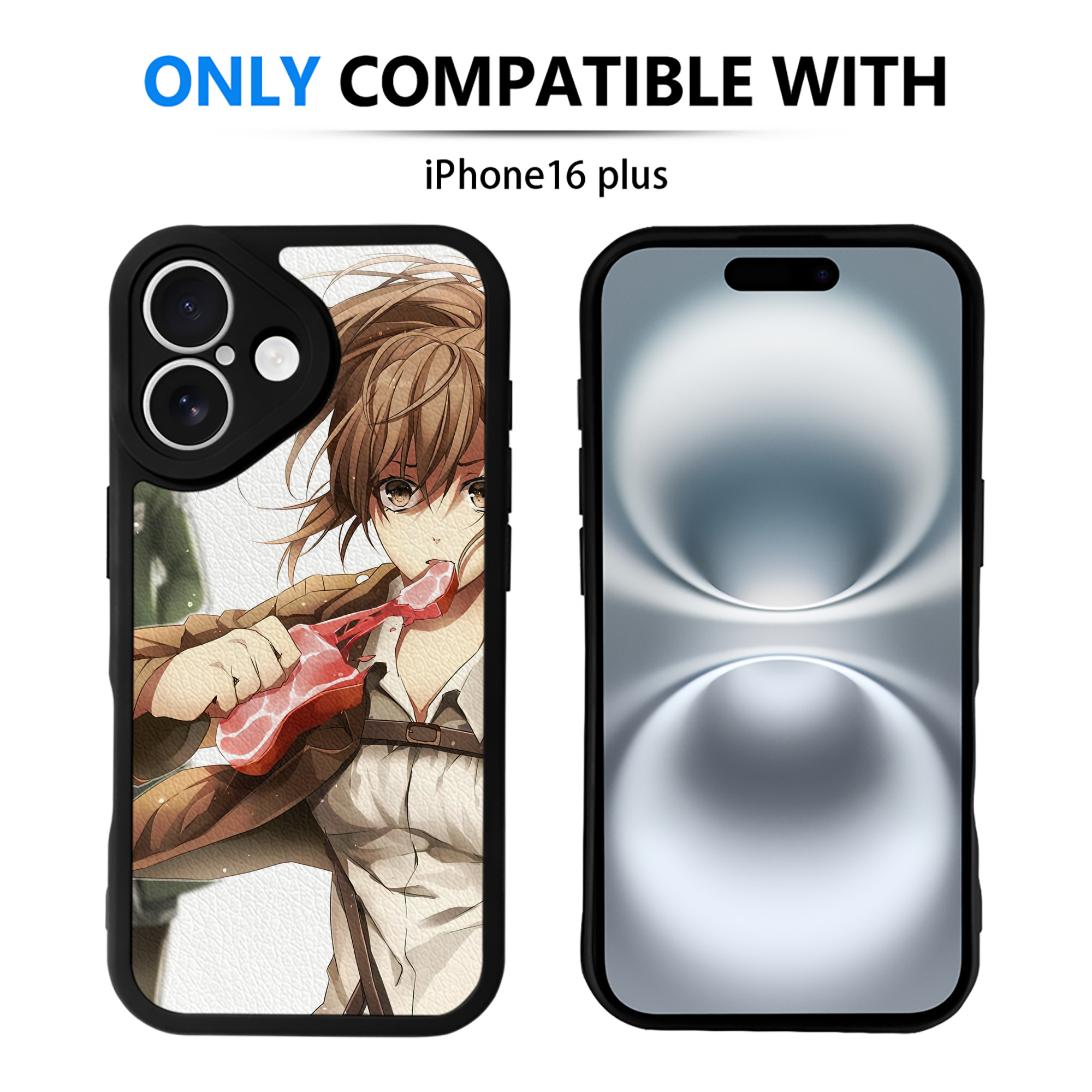 （画像用） 進撃の巨人 Attack on Titan 【iPhone 16シリーズ対応】シリコンスマホケース（レザー調） 材質：シリコン
